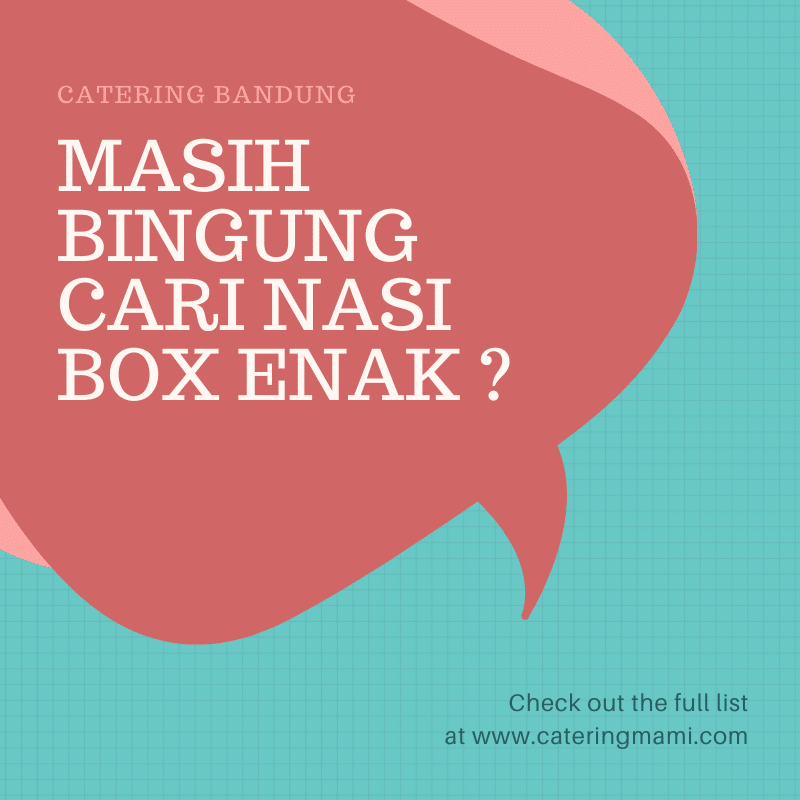 nasi kotak bandung