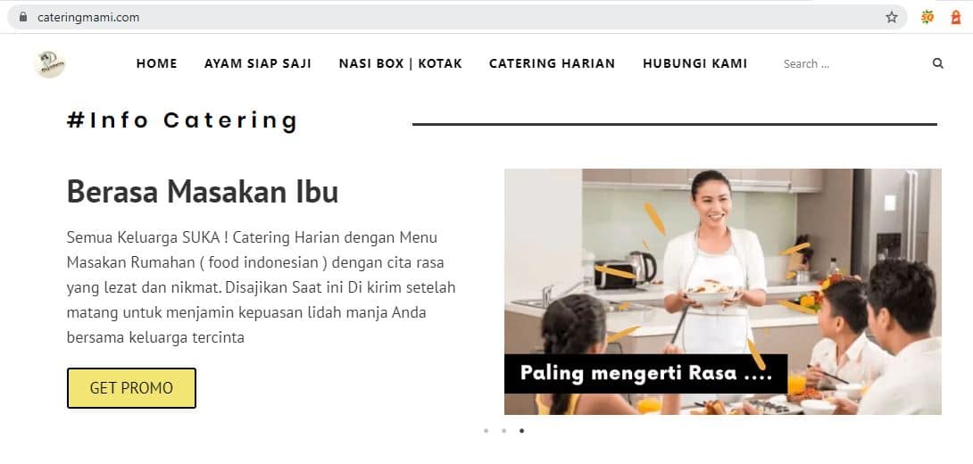 website catering mami bandung