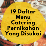 daftar menu catering pernikahan