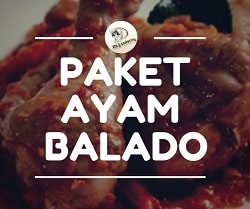 nasi kotak ayam balado