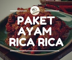 nasi kotak ayam rica rica