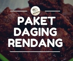 nasi kotak dading rendang di bandung