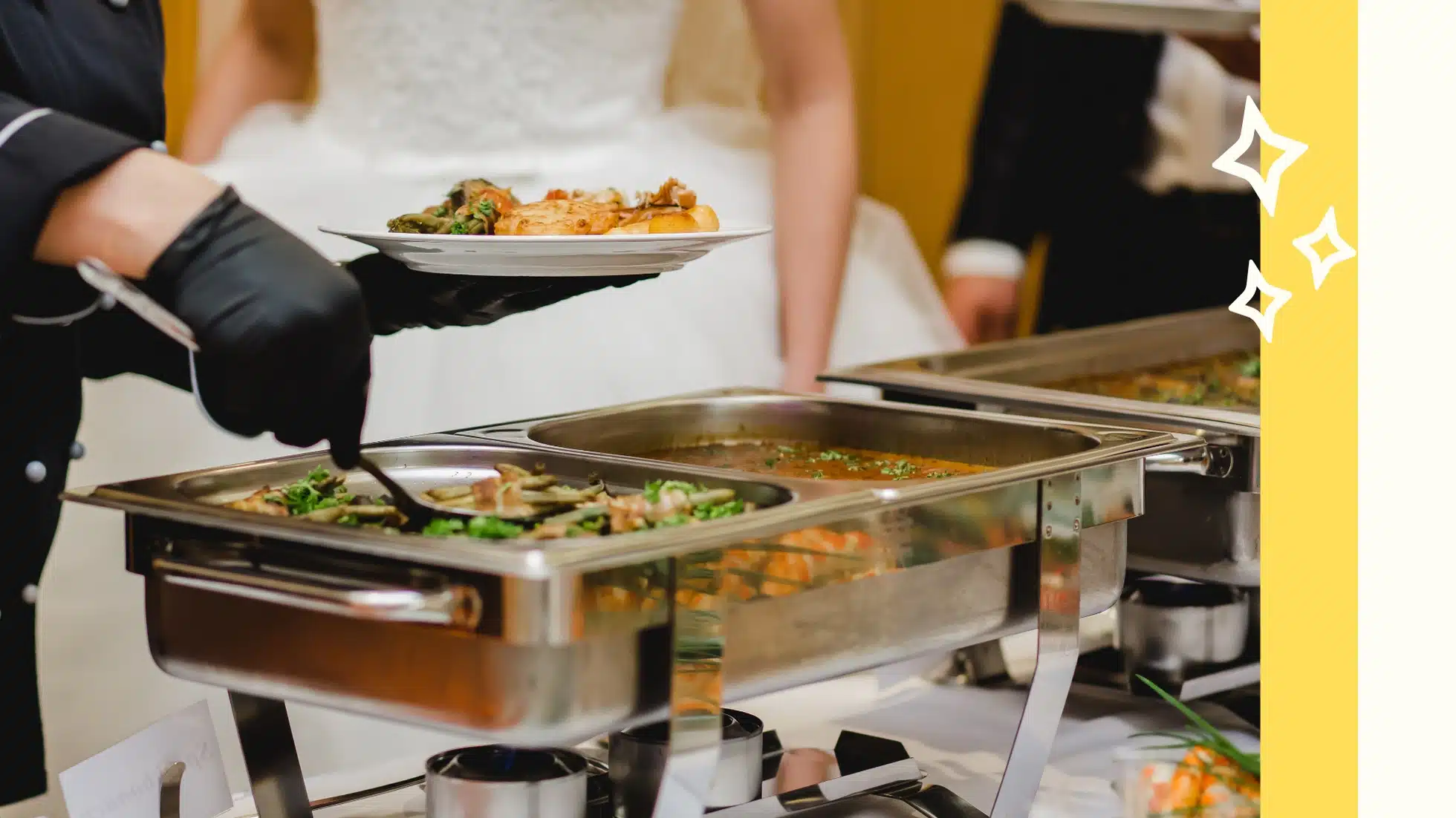 Hidangan prasmanan lengkap dari jasa catering di Bandung dengan menu rumahan khas Sunda yang lezat dan menggugah selera